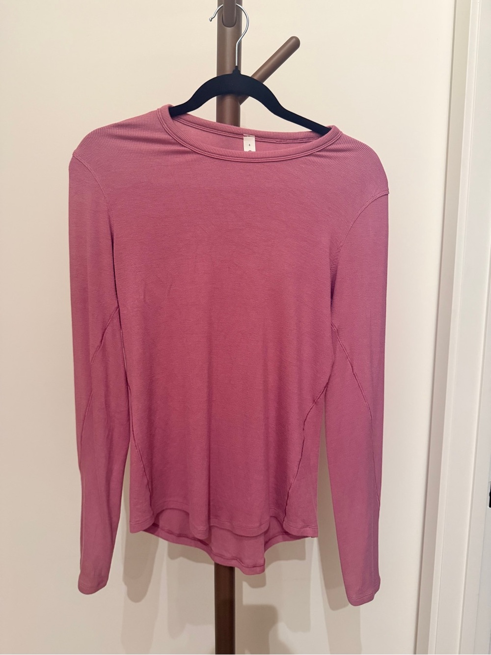 lululemon athletica Long-Sleeve Crewneck Top in Rose